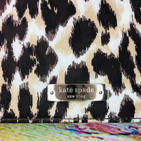 Kate Spade iPad Folio Case Leopard Print Gold New - Picture 2 of 8